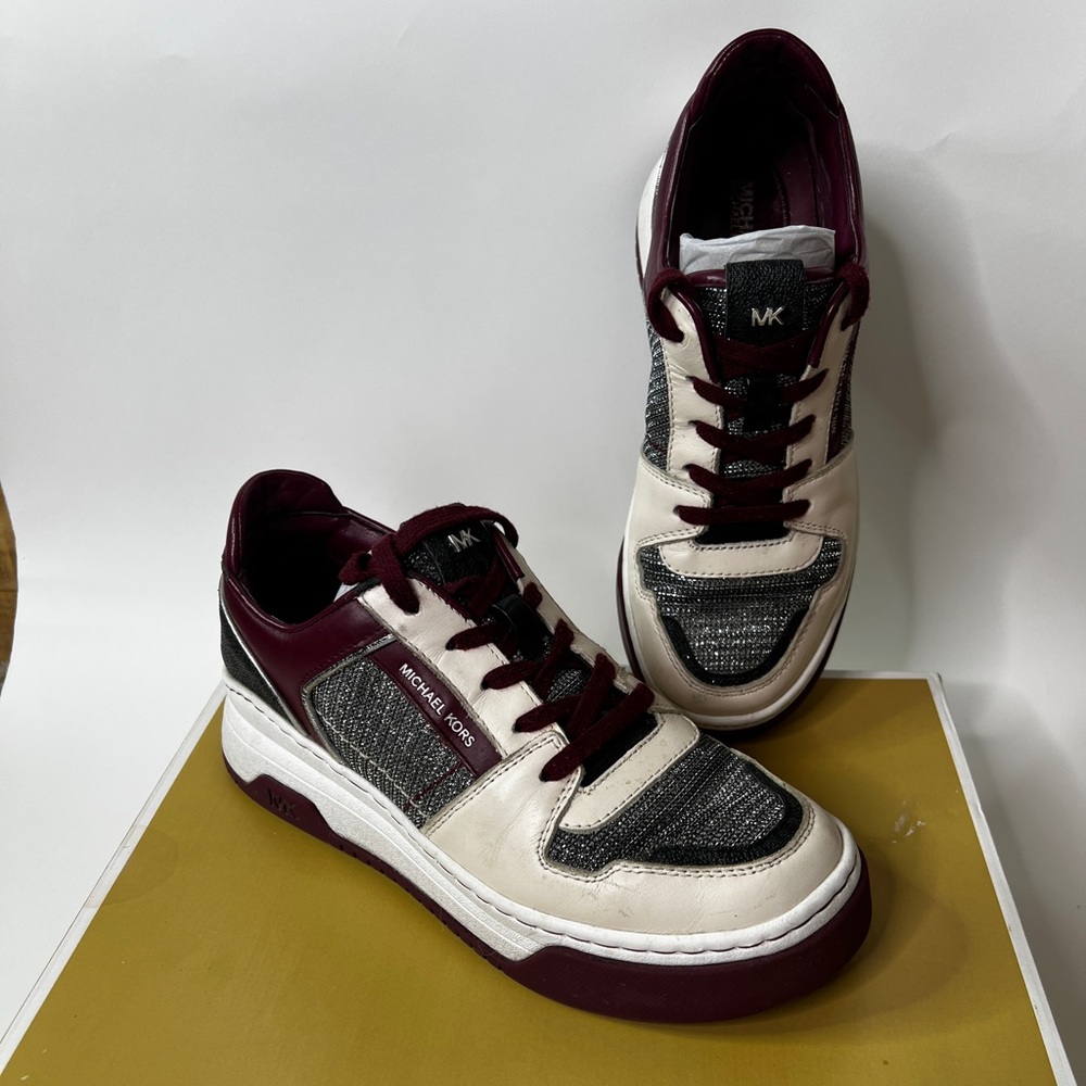 Used condition - Michael Kors Women's Lexi Lace-Up Platform Sneakers